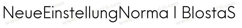 NeueEinstellungNorma l BlostaScript字体转换